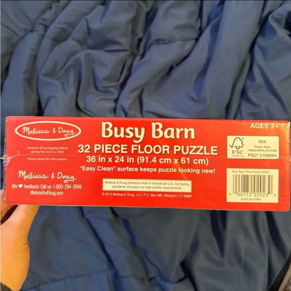 Melissa & Doug: Busy Barn Shaped Floor Puzzle - 32 Piece - Picture 3 of 8